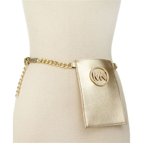 michael kors belt with pouches.